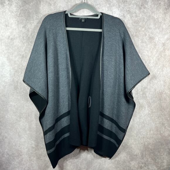 Ann Taylor‎ Factory Wrap Cardigan Sweater Womens One Size Gray Tie Casual Career - Picture 1 of 6